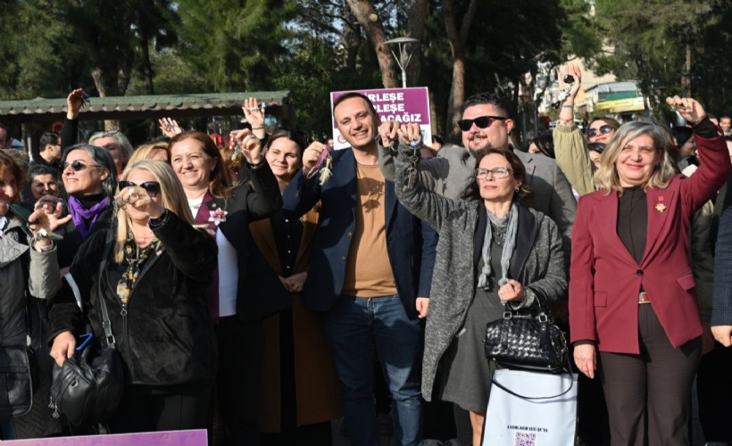 Bornova’da 8 Mart dayanışması