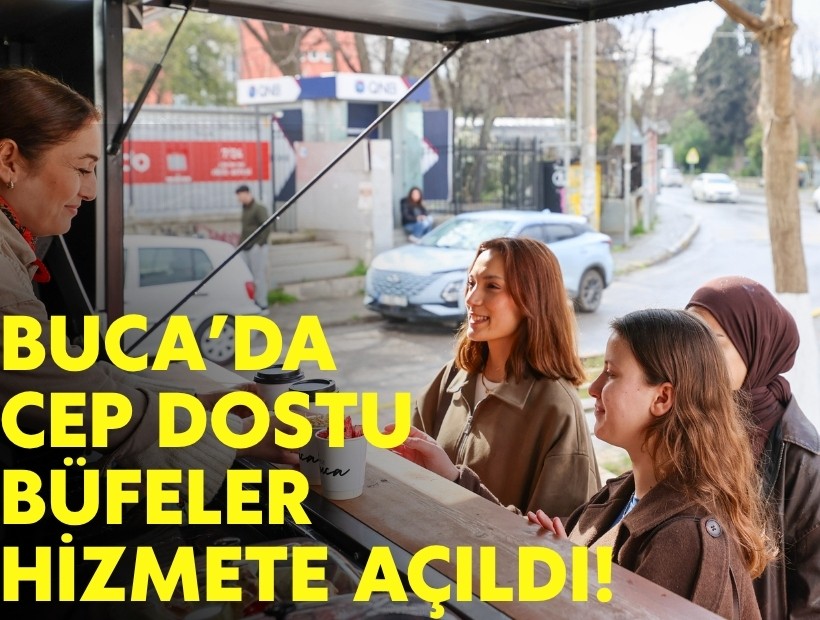 Buca'da cep dostu büfeler hizmete açıldı!