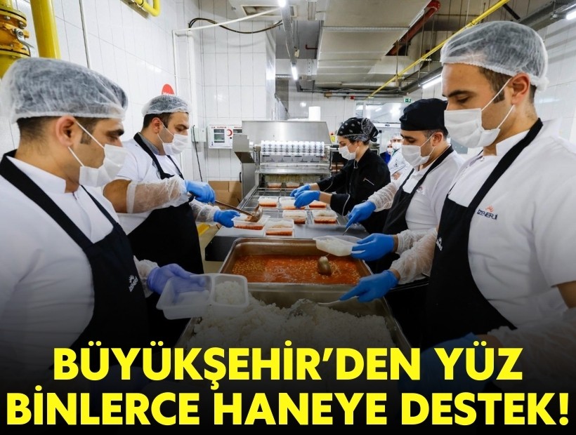 Büyükşehir'den yüz binlerce haneye destek!
