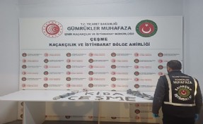 Çeşme Limanı'nda nefes kesen 'tarihi eser' operasyonu: İtalya'ya kaçacaklardı!