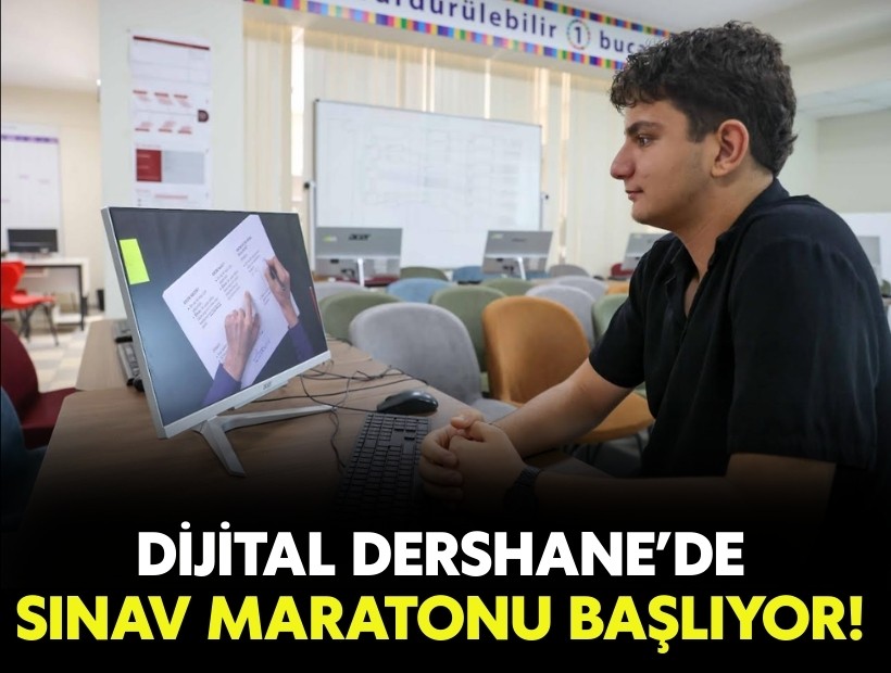 Dijital Dershane’de sınav maratonu başlıyor!