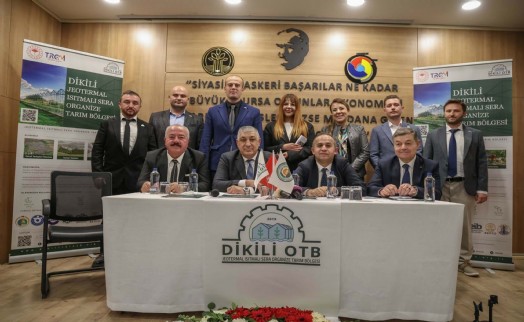 Dikili Jeotermal Isıtmalı Sera OTB Katılımcı Bilgilendirme Toplantısı yapıldı