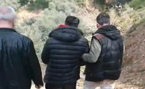 Firari hükümlü kovalamaca sonucu dağlık alanda yakalandı