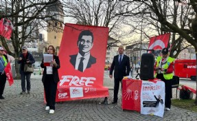 Frankfurt'ta İmamoğlu'na destek açıklaması: 'Sivil darbenin üzerinden tam bir yıl geçti'