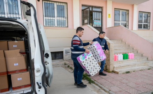 Büyükşehir'in hijyen desteği sürüyor: Hedef 600 okul