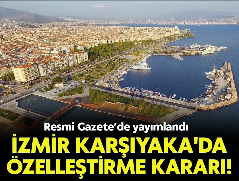 İzmir Karşıyaka'da özelleştirme kararı!