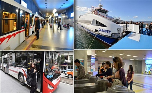 İzmir'de bayram boyunca toplu ulaşım yüzde 50 indirimli