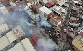 İzmir'de sanayi sitesinde yangın!