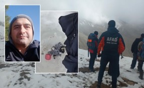 Kayıp dağcı, çukur kazıp geceyi içinde geçirmiş