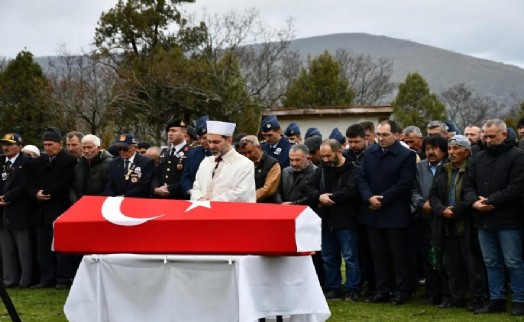 Kıbrıs Gazisi son yolculuğuna uğurlandı