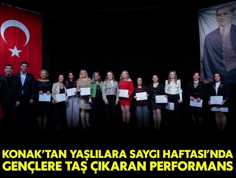 Konak’tan Yaşlılara Saygı Haftası’nda gençlere taş çıkaran performans