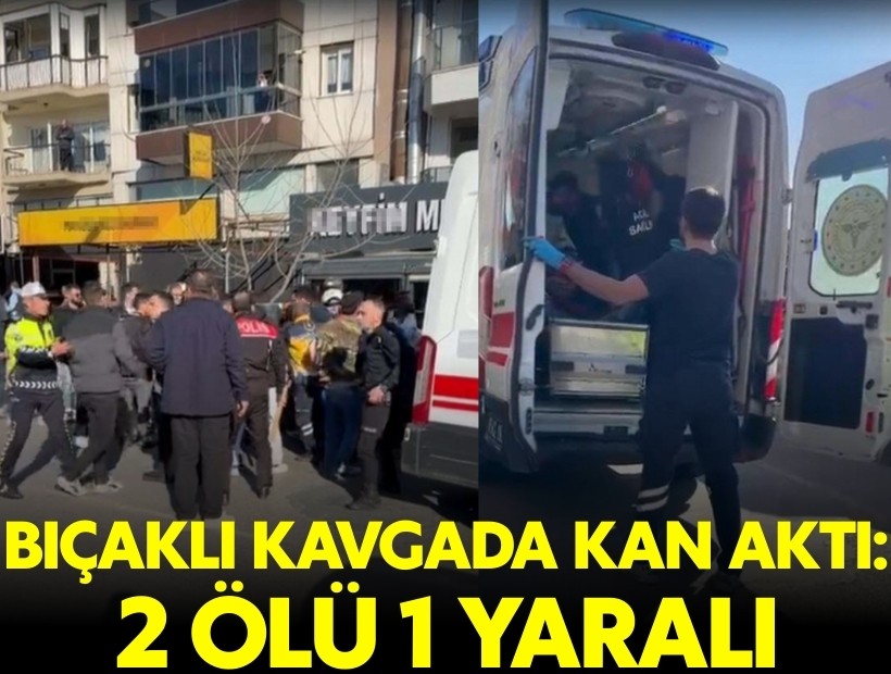 Manisa'da bıçaklı kavga: 2 ölü 1 yaralı
