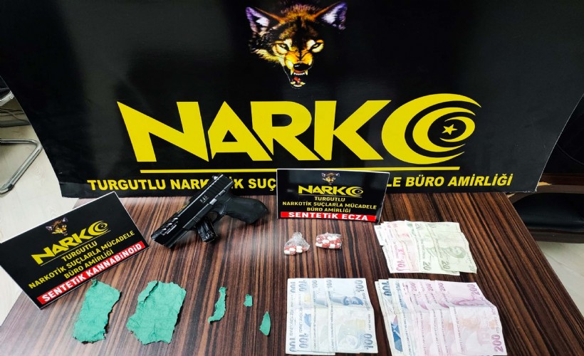 Manisa'da uyuşturucu operasyonu; 3 tutuklama