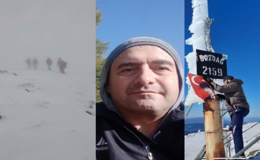 Manisa’da kayıp dağcı için arama çalışması devam ediyor