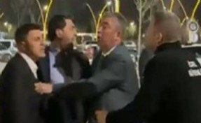 O anlar kamerada: AK Partililer iftarda birbirine girdi