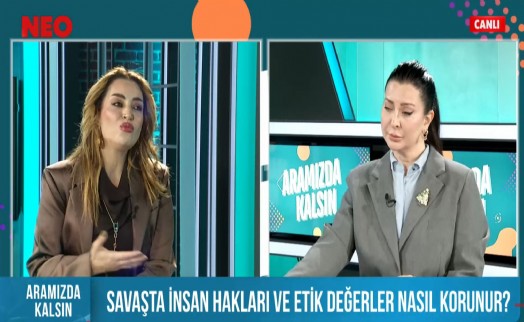 Prof. Dr. Esra Akın’dan NEO TV’de çarpıcı açıklamalar: Savaş varsa vicdan sınavı var