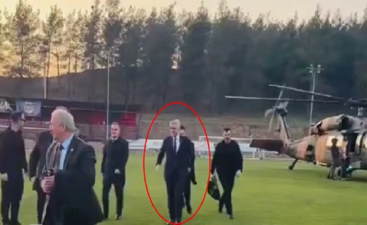 Sağlık bakanı iftara helikopterle geldi ve gitti!