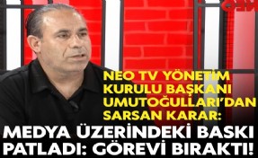 Umutoğulları’ndan sarsan karar: Medya üzerindeki baskı patladı,istifa etti!