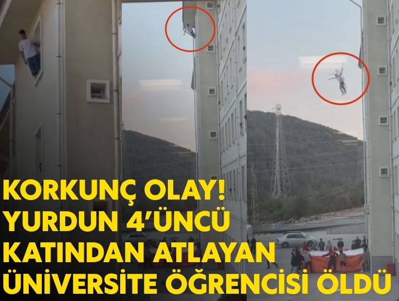 Yurdun 4’üncü kat penceresinden atlayan üniversite öğrencisi öldü