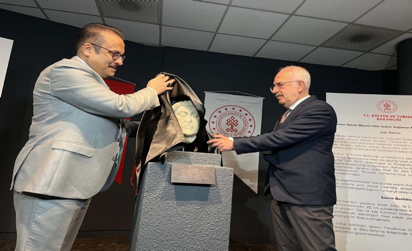 ABD'den geri alınan heykel başı doğduğu topraklara geri döndü