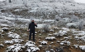 Afyon'a nisan sonu kar şaşkınlığı!