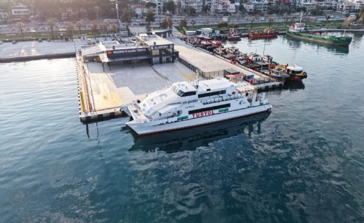 Aliaport düzenli seferlerine başladı