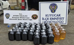 Aydın'da sahte içki operasyonu: 3 gözaltı