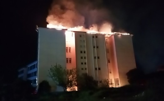 Aydın’da fen lisesi pansiyonunda yangın: 46 öğrenci tahliye edildi
