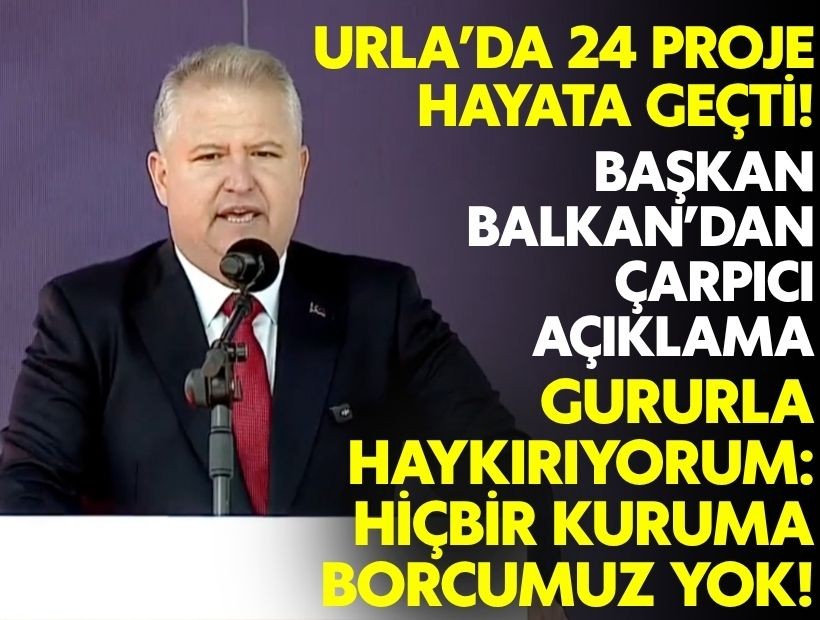Başkan Balkan’dan çarpıcı açıklama: Gururla haykırıyorum, hiçbir kuruma borcumuz yok!