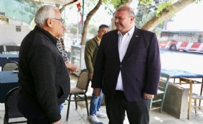 Başkan Çiçek'ten sahada mesai