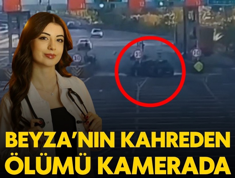 Beyza Nur'un kahreden ölümü kamerada!