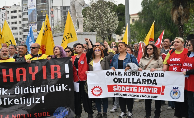 Bornova’da okul saldırılarına karşı tek ses