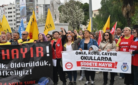 Bornova’da okul saldırılarına karşı tek ses
