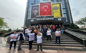 Buca Belediyesi'nde memurlar iş bıraktı!