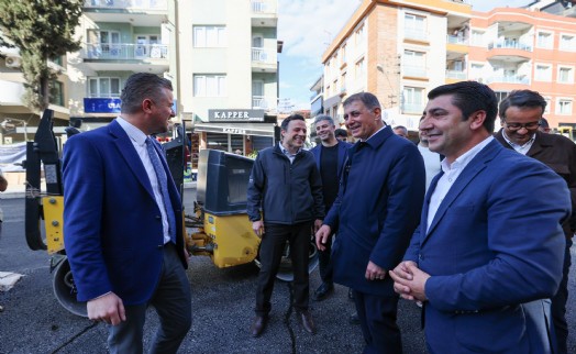 Buca’da asfalt seferberliği: Tugay ve Duman sahada!