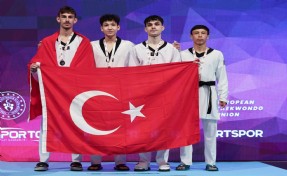 Büyükşehir'in tekvandocuları üç madalya ile döndü