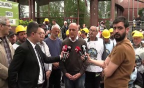 CHP'lilerden Doruk Madencilik işçilerine destek ziyareti: ‘Burası vahşi batı değil!’