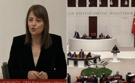 Dem Partili Konukcu ile AK Parti’li vekiller arasında ‘terbiyesiz’ tartışması!