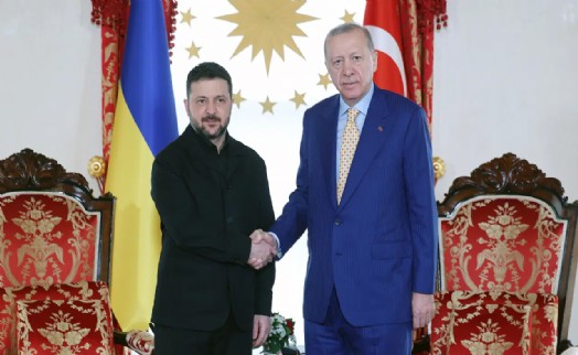 Dolmabahçe'de 'barış' zirvesi: Erdoğan, Zelenskiy ile bir araya geldi