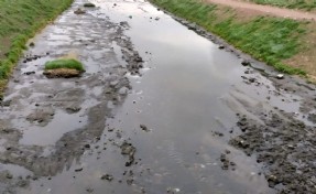 Eber Gölü'nün ana damarı kesildi