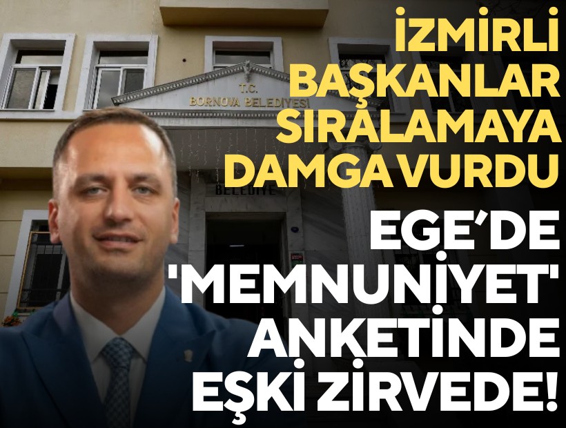 Ege’de 'memnuniyet' anketinde Eşki zirvede! İzmirli başkanlar sıralamaya damga vurdu