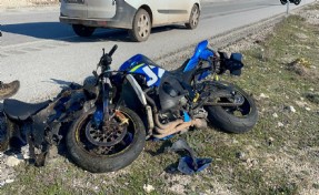 İscehisar'da motosiklet kazası: 1 ölü, 1 yaralı