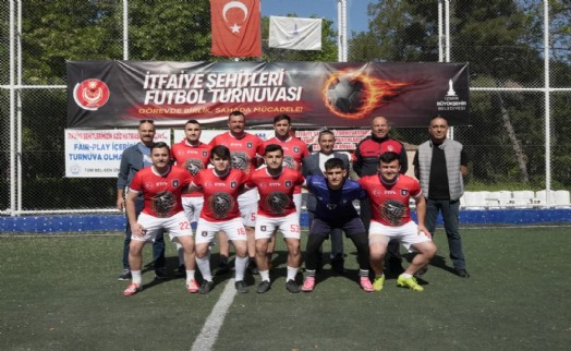 İtfaiyecilerden anlamlı turnuva