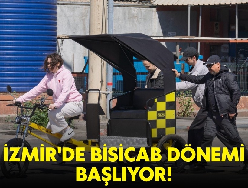 İzmir'de Bisicab dönemi başlıyor!