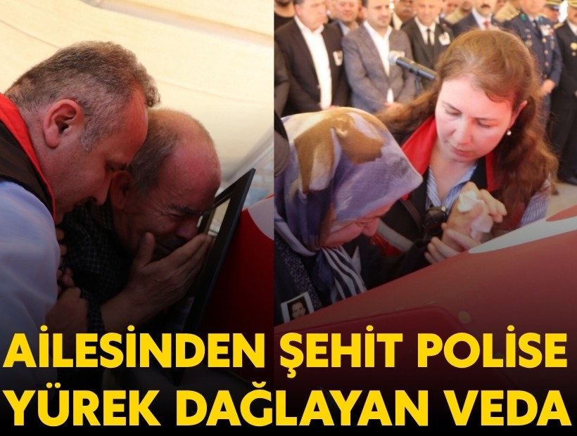 İzmir'deki feci kazada can veren şehit polis son yolculuğuna uğurlandı