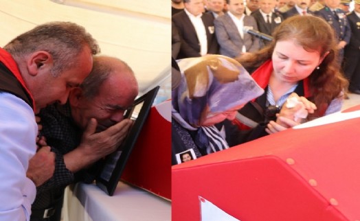 İzmir'deki feci kazada can veren şehit polis son yolculuğuna uğurlandı