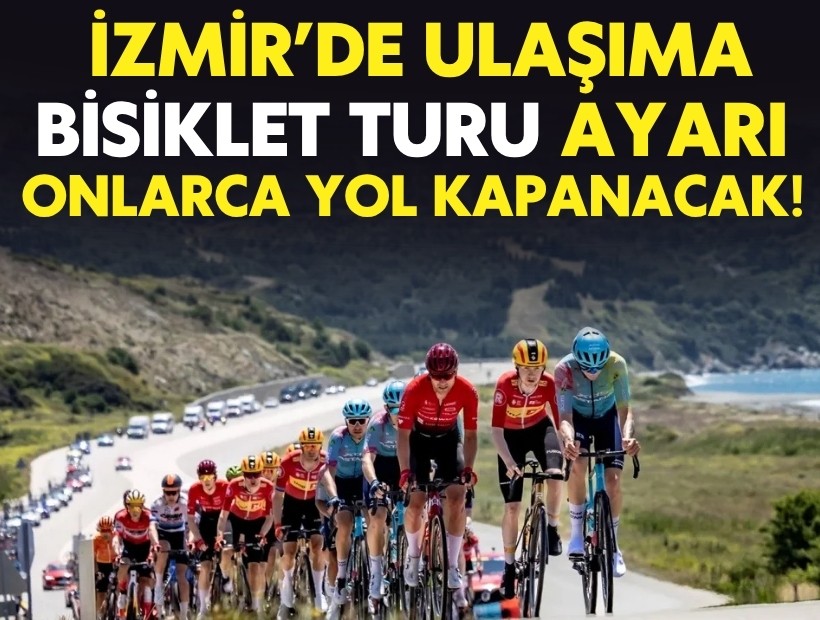 İzmir trafiğine bisiklet turu düzenlemesi: Onlarca yol trafiğe kapanacak