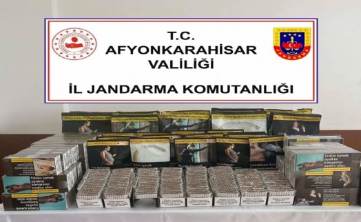 Jandarmadan kaçak sigara operasyonu