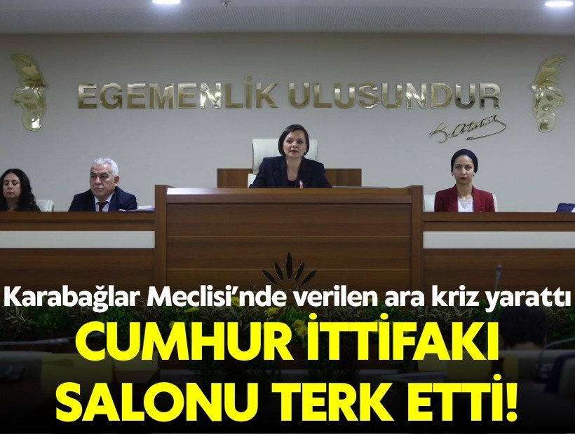 Karabağlar Meclisi’nde verilen ara kriz yarattı: Cumhur İttifakı salonu terk etti!