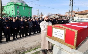 Kıbrıs gazisi askeri törenle uğurlandı